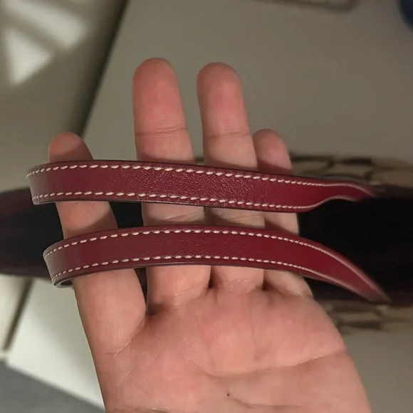 Coach Vintage Legacy Red Stripe Signature Cs Tote Shoulder Bag 2006 - Picture 8 of 10